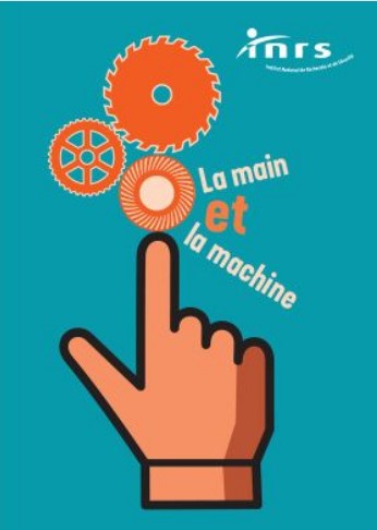 La main et la machine : un dépliant pour sensibiliser aux risques d’accidents